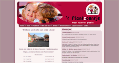 Desktop Screenshot of hetplantzoentje.be